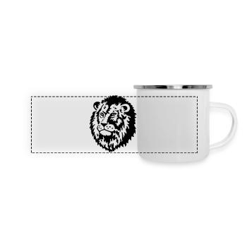 Loewe Big Cat - Panoramic Camper Mug - white - Front