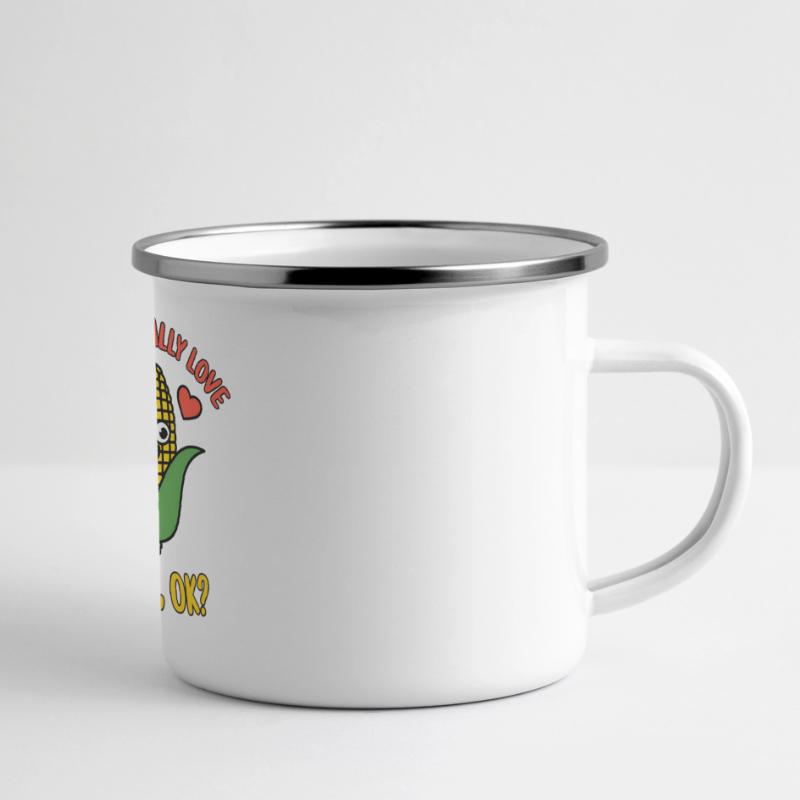 Corncob saying corn funny corncob gift Panoramic Camper Mug