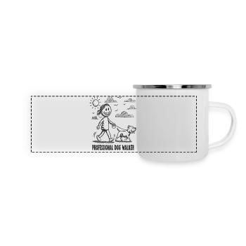 Pitbull Pet Dog Animal Lover - Panoramic Camper Mug - white - Front