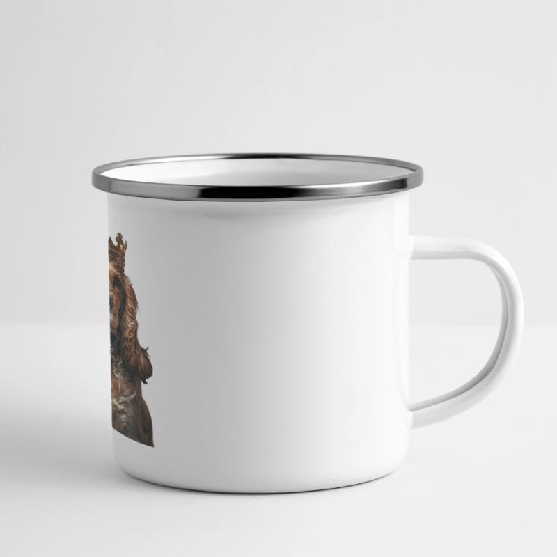 Cocker Spaniel Mug panoramique émaillé
