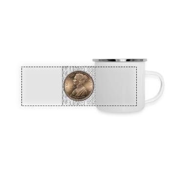 COINS NUMISMATISTS - Panoramic Camper Mug - white - Front