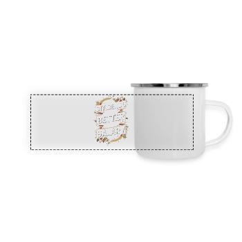 Dividends are better than salary - Panoramic Camper Mug - white - Front