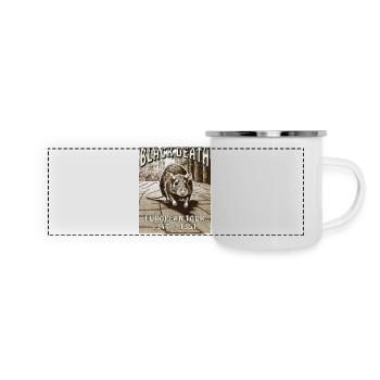 TOURNÉE EUROPÉENNE DE RATTE BLACK DEATH - Mug panoramique émaillé - blanc - Devant