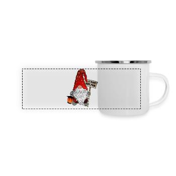 Helper Gnome Christmas Gnome - Panoramic Camper Mug - white - Front
