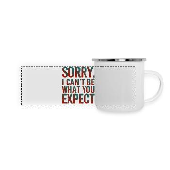 CE QUE VOUS ATTENDEZ - Mug panoramique émaillé - blanc - Devant