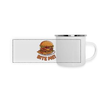 HAMBURGERS - Panoramic Camper Mug - white - Front
