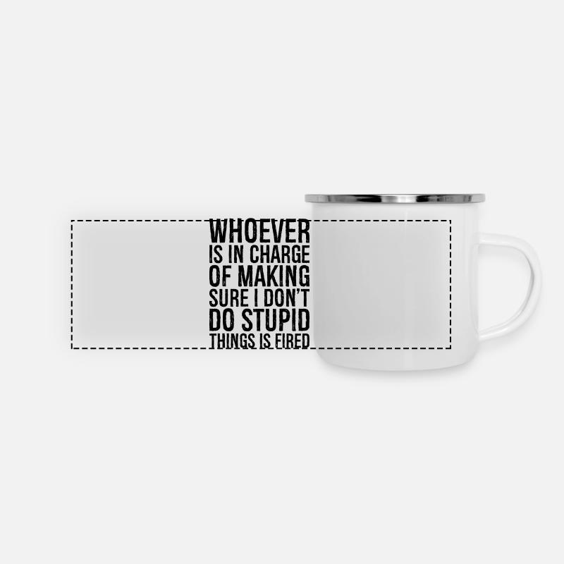 whoever is in charge of making sure I don't do - Panoramic Camper Mug - white