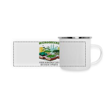 MICROGREENS URBAN GARDENING TREND - Panoramic Camper Mug - white - Front