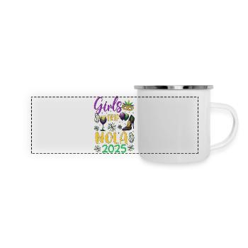 Voyage entre filles NOLA 2025 - Mug panoramique émaillé - blanc - Devant