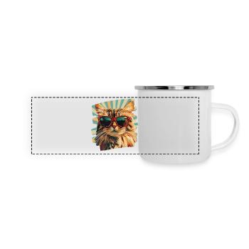 Maine Coon - Panoramic Camper Mug - white - Front