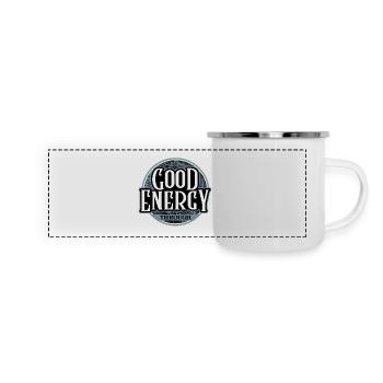 Channeling Good Energy Through Deviled Eggs Style - Panoramic Camper Mug - white - Front
