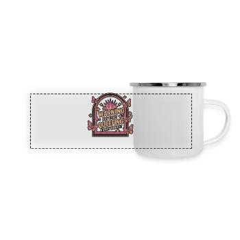 Queef Queen Queefed Adult Humour Queefing - Panoramic Camper Mug - white - Front
