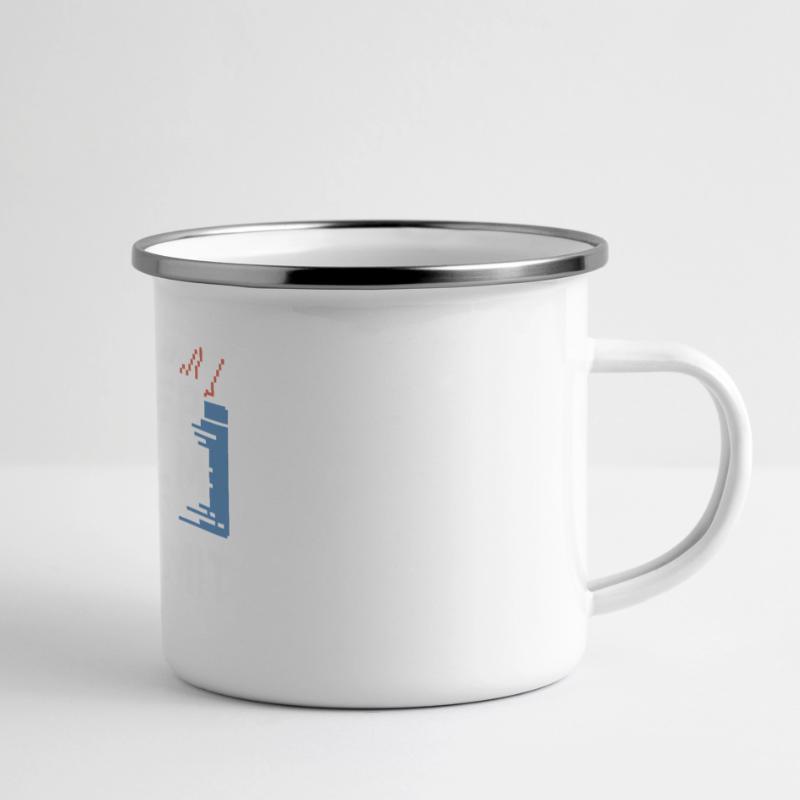 Codieren Von Ninja Programmer Debugging Master Panorama Emaille-Tasse