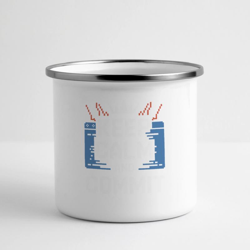 Codieren Von Ninja Programmer Debugging Master Panorama Emaille-Tasse