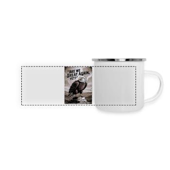Are We Great Again, Yet? - Panoramic Camper Mug - white - Front