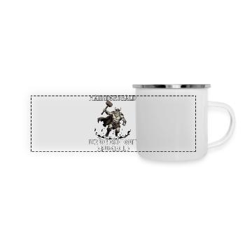 Hammersbald – Dieu nordique de l’impatience - Mug panoramique émaillé - blanc - Devant