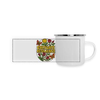 Cultivate Resilience - Panoramic Camper Mug - white - Front
