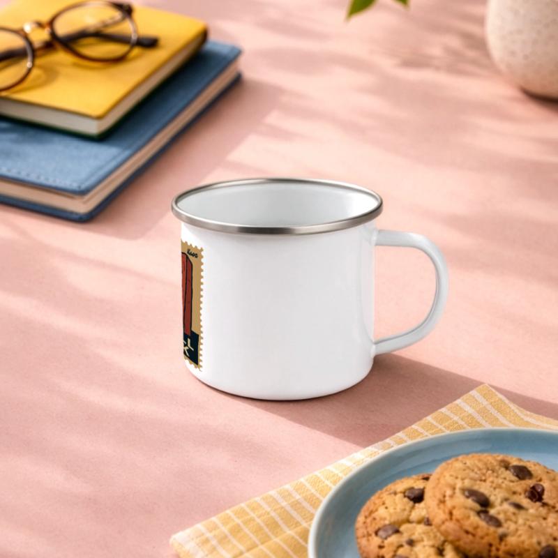 Emo Brick – Cachet d’accablement Mug panoramique émaillé
