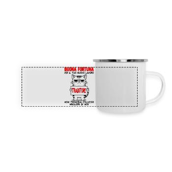 Change of Job New Job Coworker Good Luck - Panoramic Camper Mug - white - Front