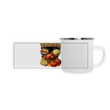 Thanksgiving - Panoramic Camper Mug - white - Front