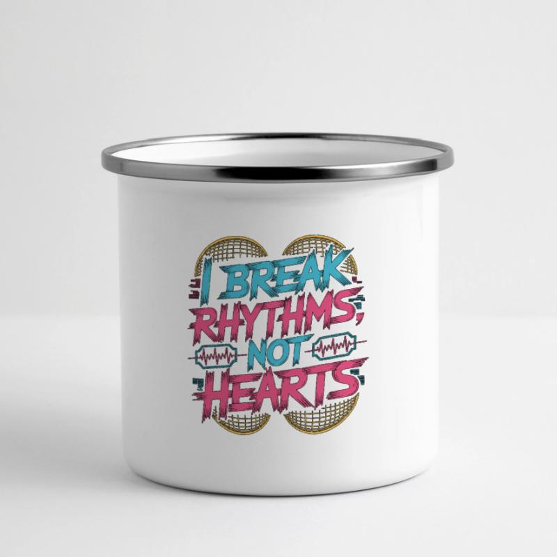 Cardiac Tech I Break Rhythms Pacemaker Technician Panorama Emaille-Tasse