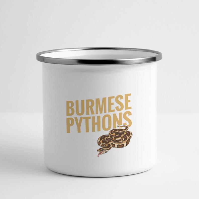 Python birman Stuff Reptile Foos Propriétaire de serpent Mug panoramique émaillé