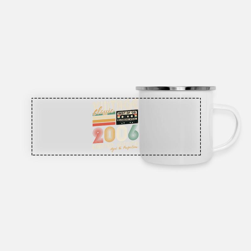 Vintage 2006 Vintage Retro Birthday Gift - Panoramic Camper Mug - white