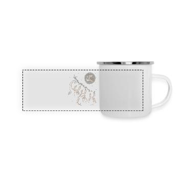 Nuit au clair de lune, Scorpions - Mug panoramique émaillé - blanc - Devant