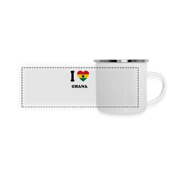 i love homeland gift GHANA - Panoramic Camper Mug - white - Front
