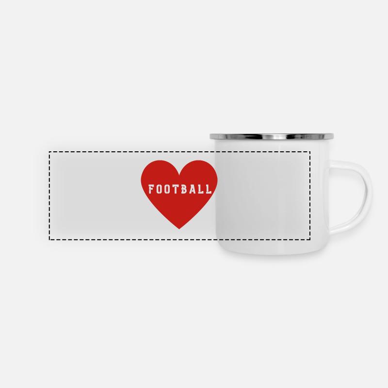 Football - Panoramic Camper Mug - white