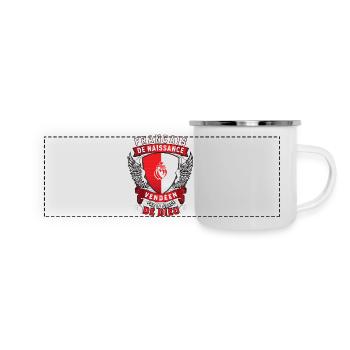 Vendéen Grâce de Dieu - Mug panoramique émaillé - blanc - Devant