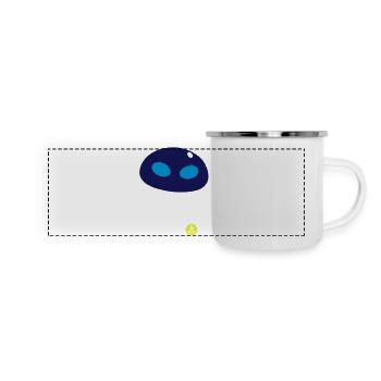WALL-E Eve Plant - Panoramic Camper Mug - white - Front