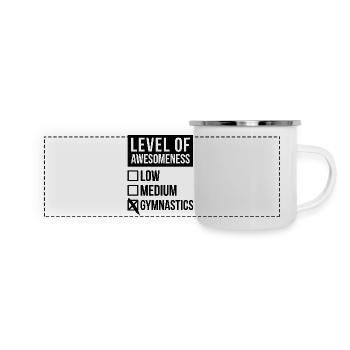 Gymnastics - Panoramic Camper Mug - white - Front