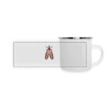 Fragile caddisfly - Panoramic Camper Mug - white - Front
