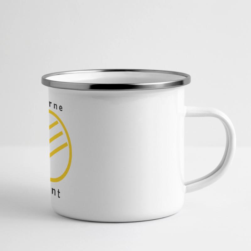 Eiserne Front - Drei Pfeile Panorama Emaille-Tasse