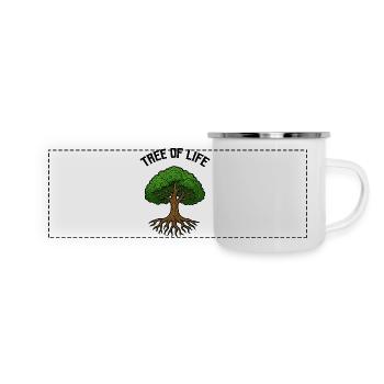 Tree of Life - Panoramic Camper Mug - white - Front
