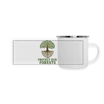 Tree of Life Eco Conscious Design - Panoramic Camper Mug - white - Front