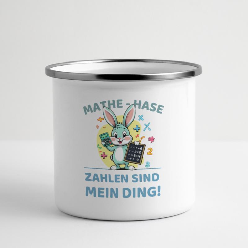 Math bunny with calculation task Panoramic Camper Mug