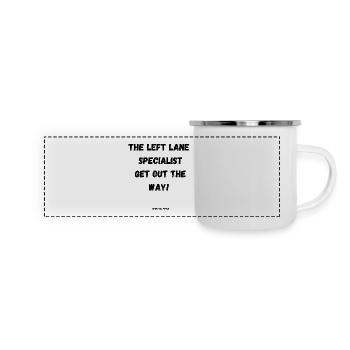 The Left Lane Specialist - Panoramic Camper Mug - white - Front