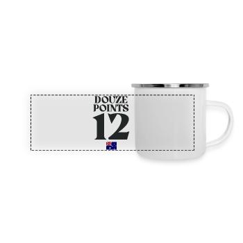 Twelve Points Australia Eurovision  - Panoramic Camper Mug - white - Front