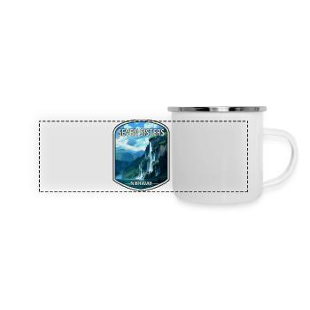 Seven Sisters Waterfall - Panoramic Camper Mug - white - Front