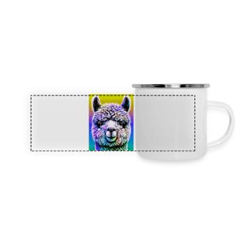 Alpaca - Panoramic Camper Mug - white - Front