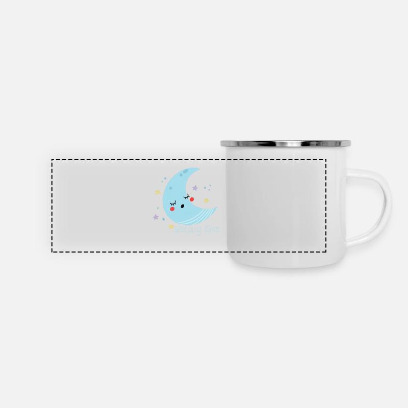 sleeping time - Panoramic Camper Mug - white
