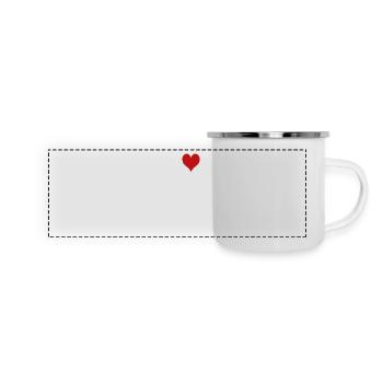 Science - Mug panoramique émaillé - blanc - Devant