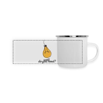 Electricians: Watt do you need? - Panoramic Camper Mug - white - Front