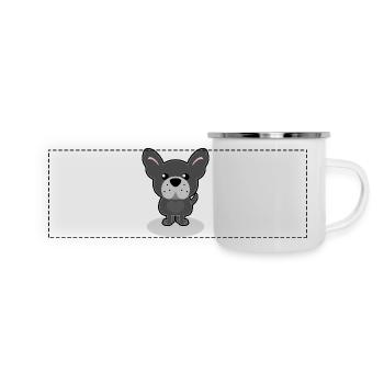 French Bulldog - Panoramic Camper Mug - white - Front