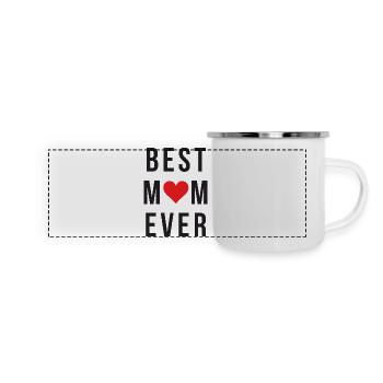Best Mom Ever - Panoramic Camper Mug - white - Front