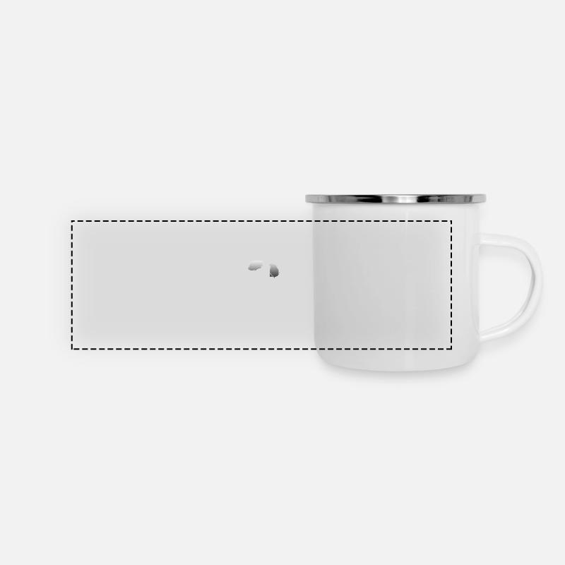 Santa Muerte - Panoramic Camper Mug - white