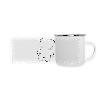 teddy - Panoramic Camper Mug - white - Front