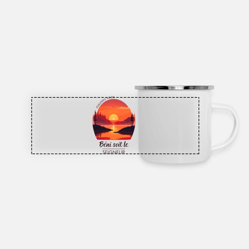 Psalm 68:20 | Christian Clothing & Gifts - Panoramic Camper Mug - white